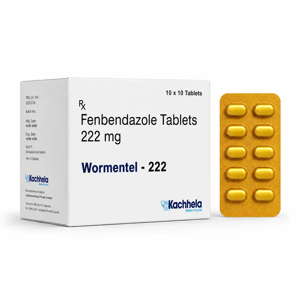Wormentel 222 (Fenbendazole 222 mg ) 1 Wormentel 222 (Fenbendazole 222 mg )