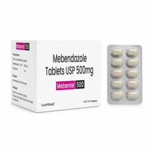 Mebentel Mebendazole 500 mg 3