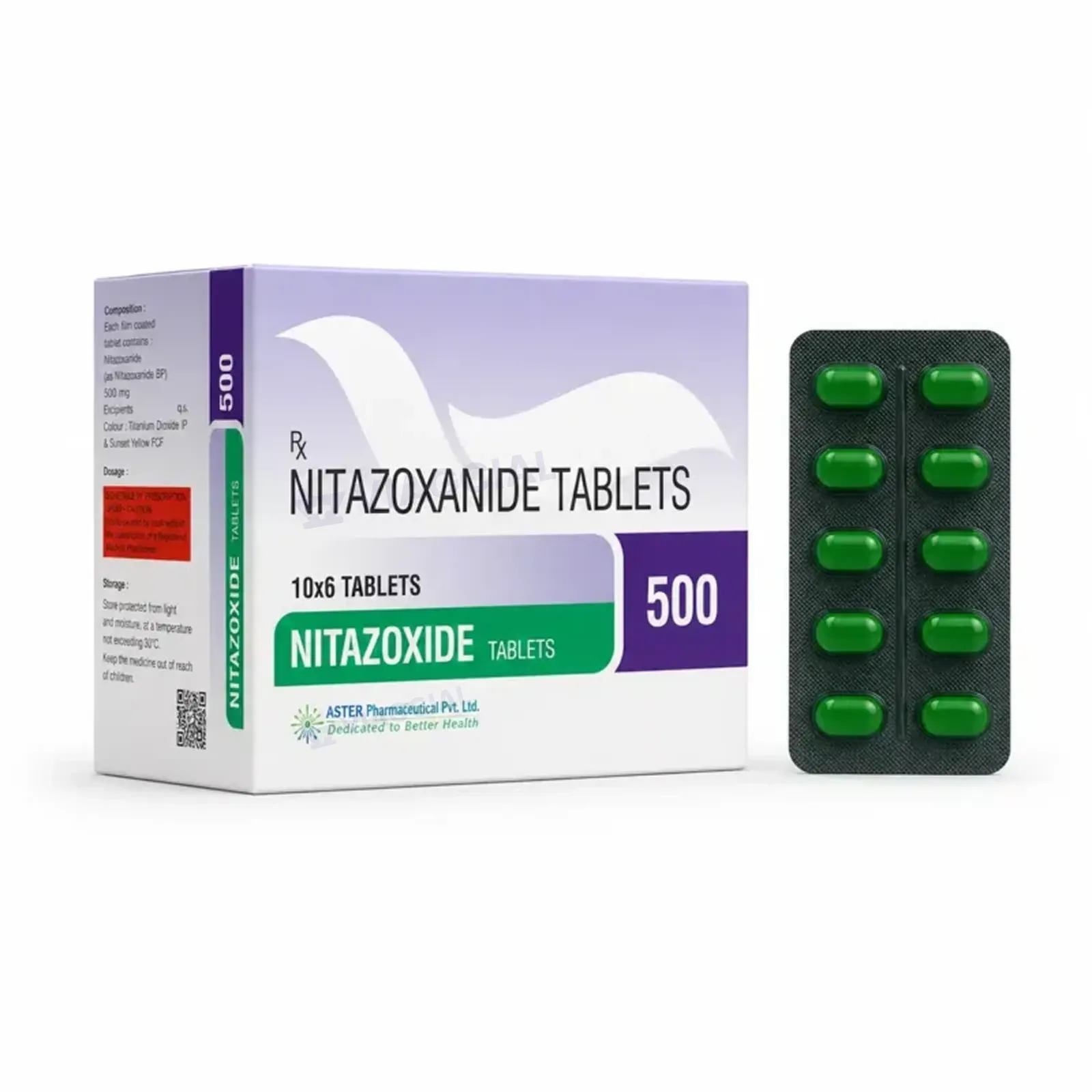 Nitazoxide 500 (Nitazoxanide Tablet 500) 1 Nitazoxide 500 (Nitazoxanide Tablet 500)