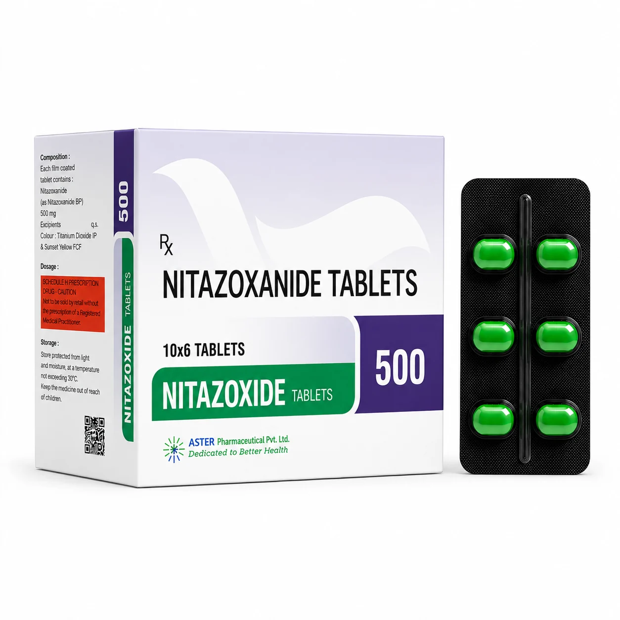 Nitazoxide 500 (Nitazoxanide Tablet 500) 1 Nitazoxide 500 (Nitazoxanide Tablet 500)