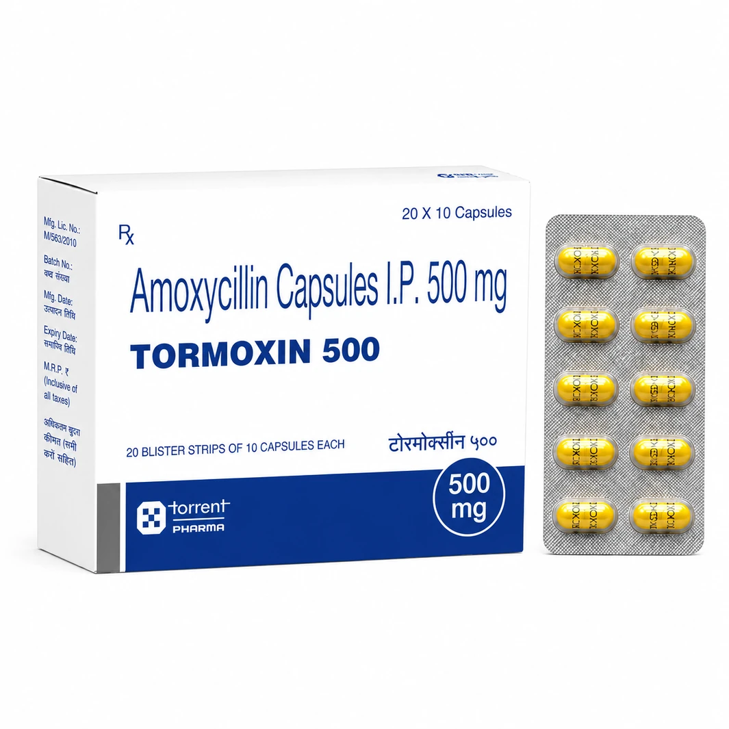 Tormoxin 500mg (Amoxycillin) 1 Tormoxin 500mg (Amoxycillin)