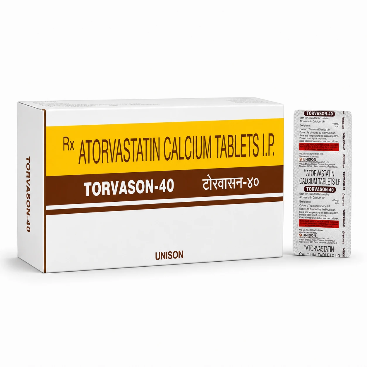 Torvason 40 (Atorvastatin 40mg) 1 Torvason 40 (Atorvastatin 40mg)