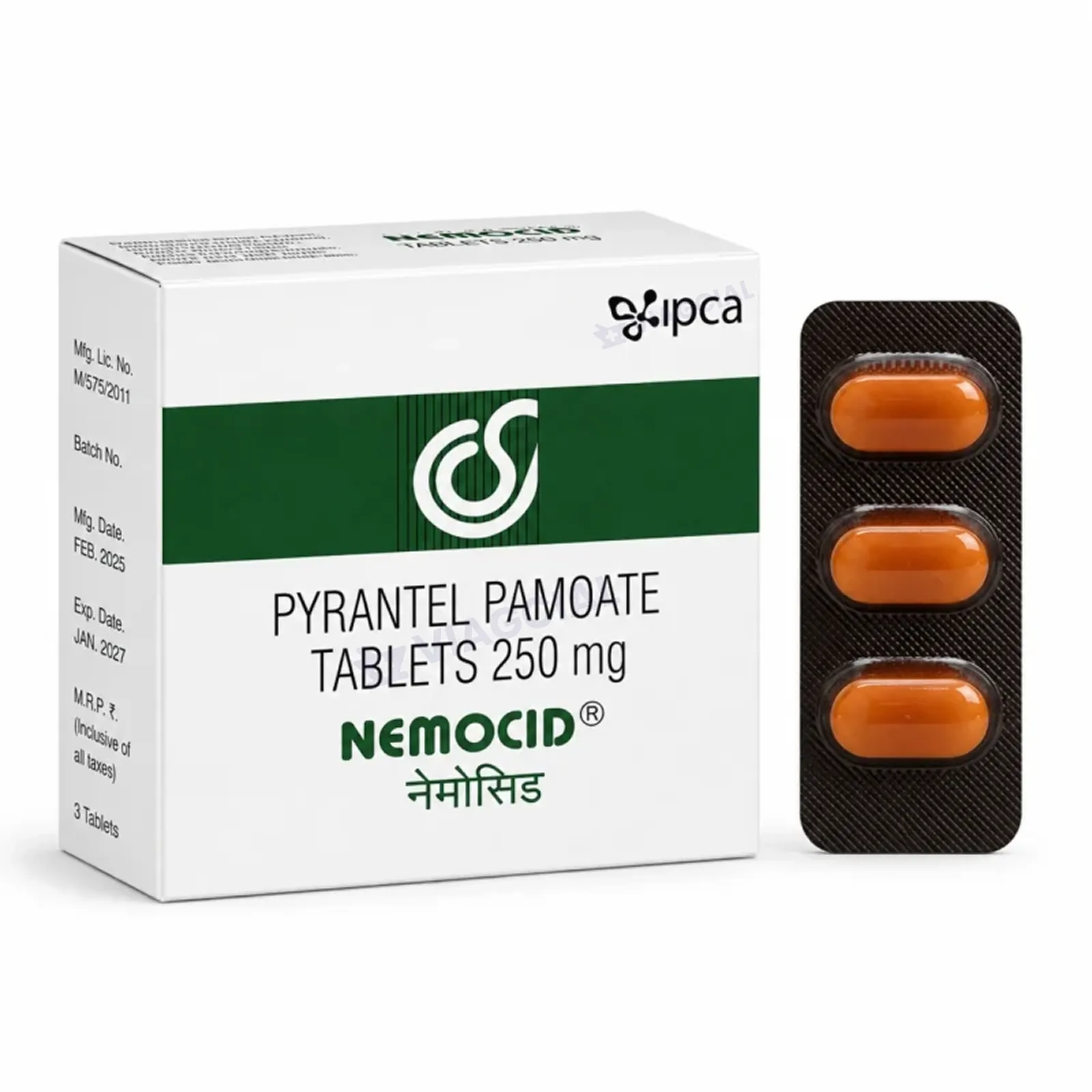 Nemocid (Pyrantel Pamoate 250mg) 1 Nemocid (Pyrantel Pamoate 250mg)