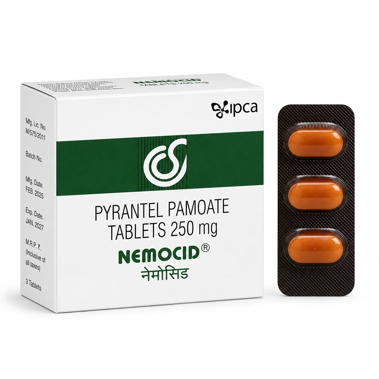 Nemocid (Pyrantel Pamoate 250mg) 1 Nemocid (Pyrantel Pamoate 250mg)