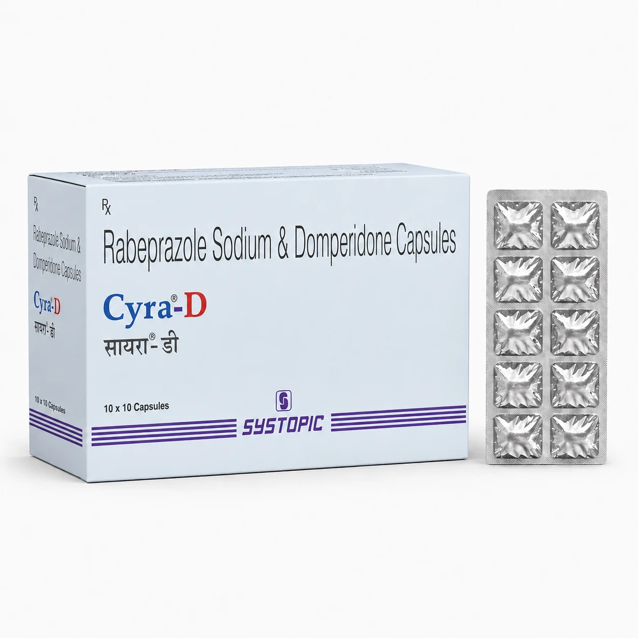 Cyra-D (Domperidone 30mg + Rabeprazole 20mg) 1 Cyra-D (Domperidone 30mg + Rabeprazole 20mg)