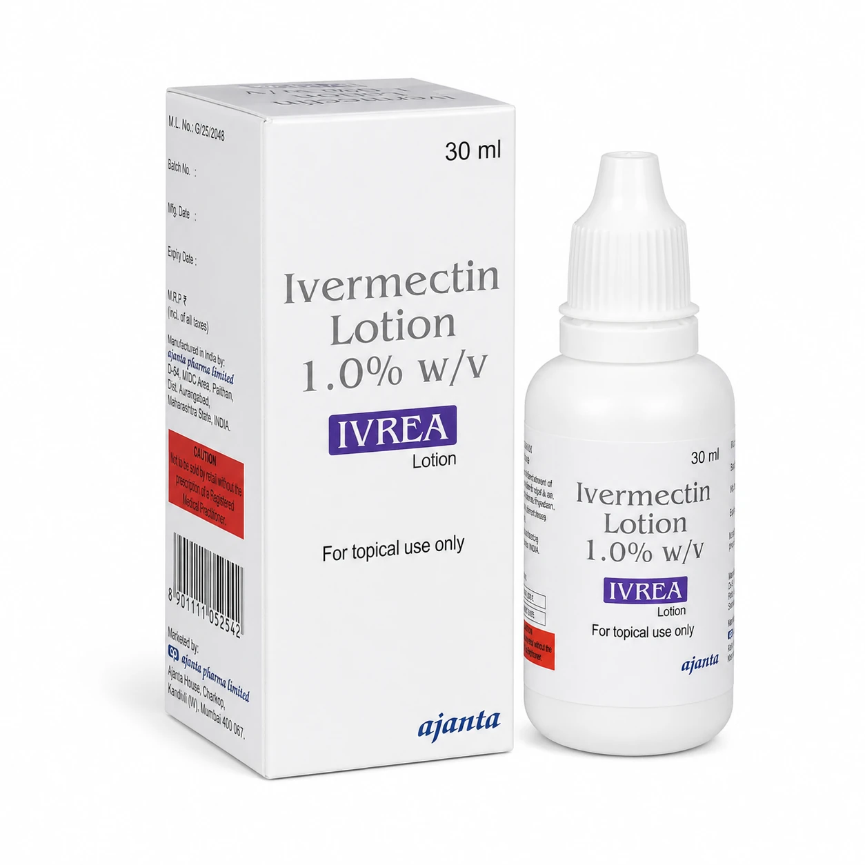 Ivrea 1% lotion (Ivermectin 1% lotion) 1 Ivrea 1% lotion (Ivermectin 1% lotion)