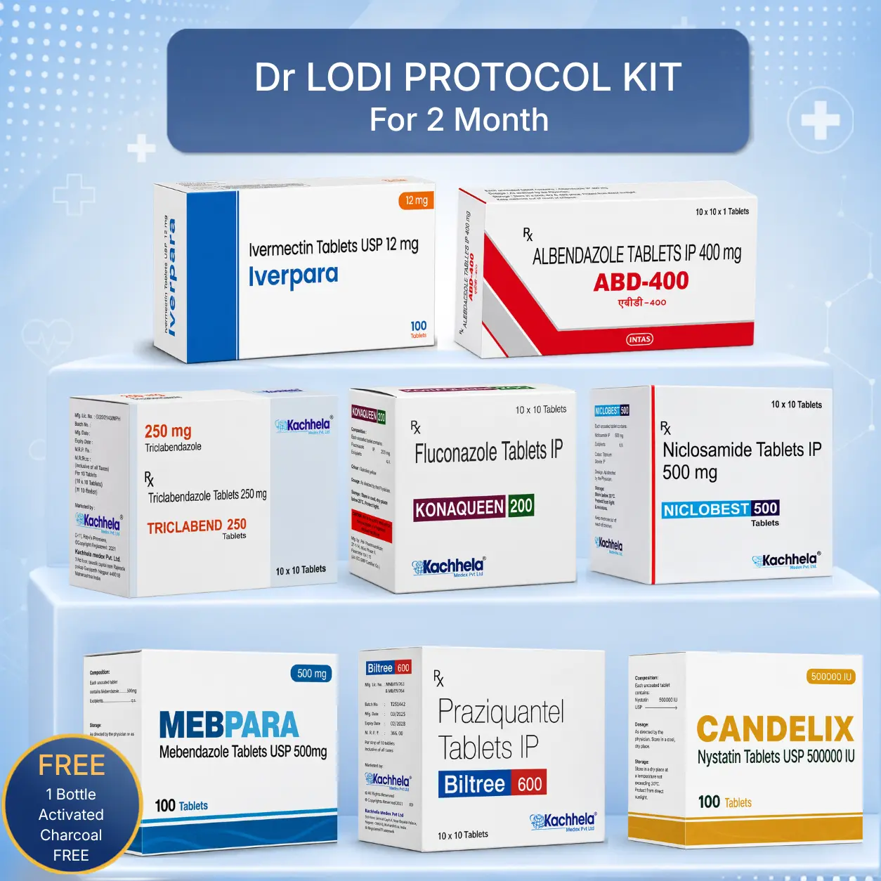 Dr. Lodi Antiparasitic Protocol Kit (For 2 month) 1 Dr. Lodi Antiparasitic Protocol Kit (For 2 month)