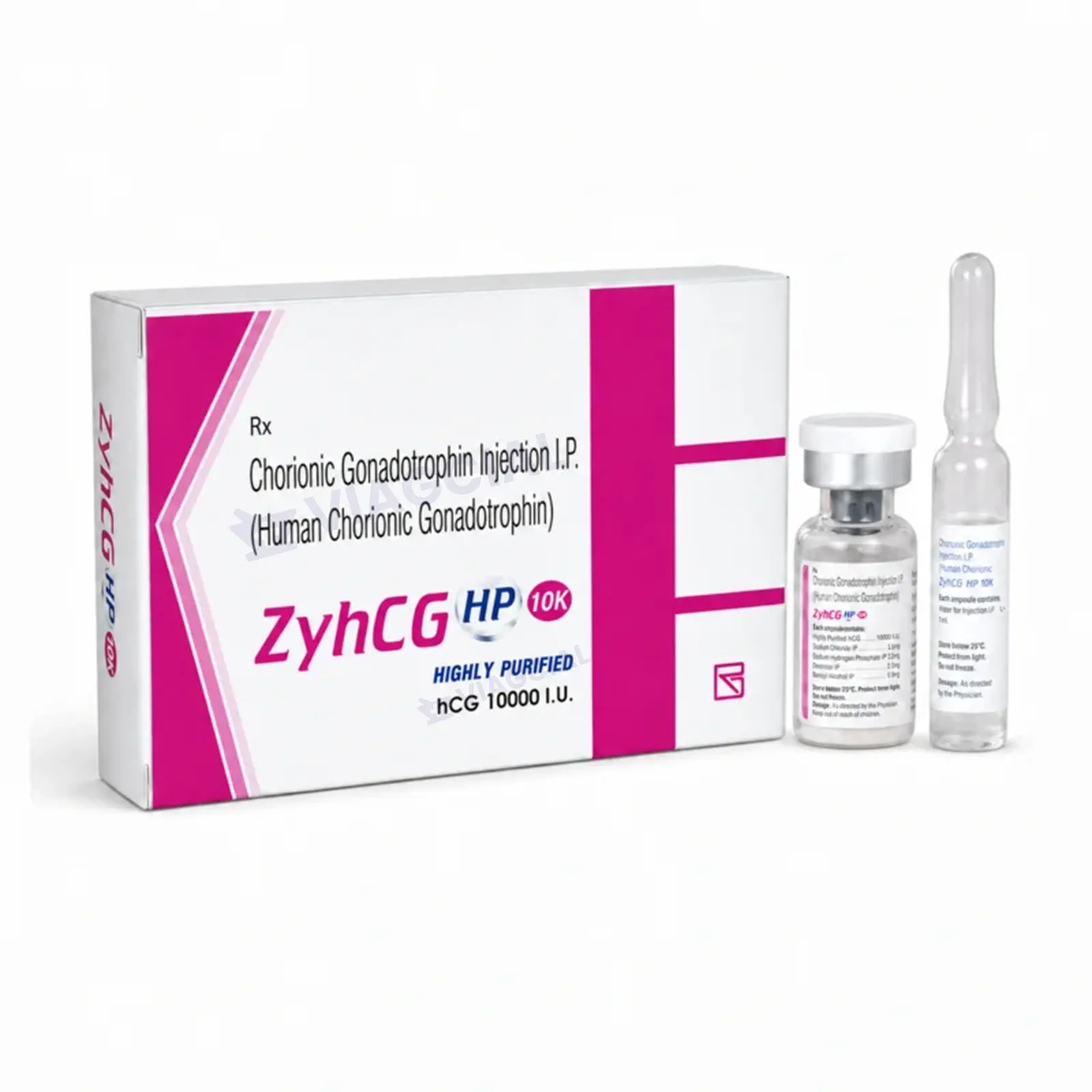 ZyhCG 10000 Injection ( Human Chorionic Gonadotrophin ) 1 ZyhCG 10000 Injection ( Human Chorionic Gonadotrophin )