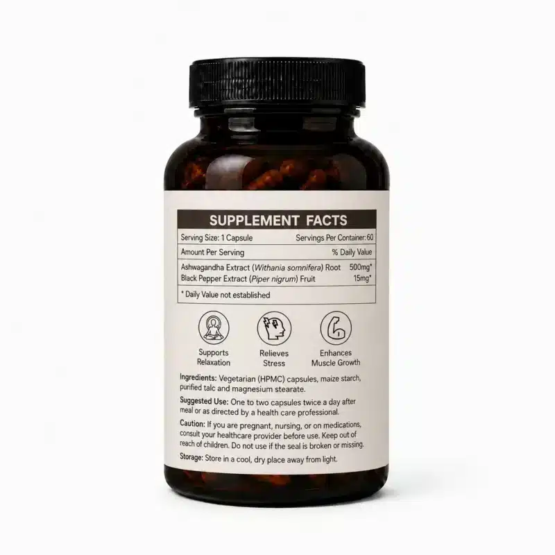 ashwagandha back side