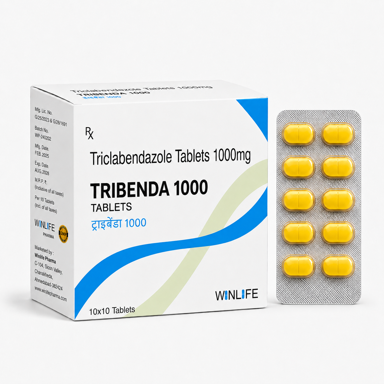 Triclabendazole 1000 (Tribenda 1000mg) 1 Triclabendazole 1000 (Tribenda 1000mg)