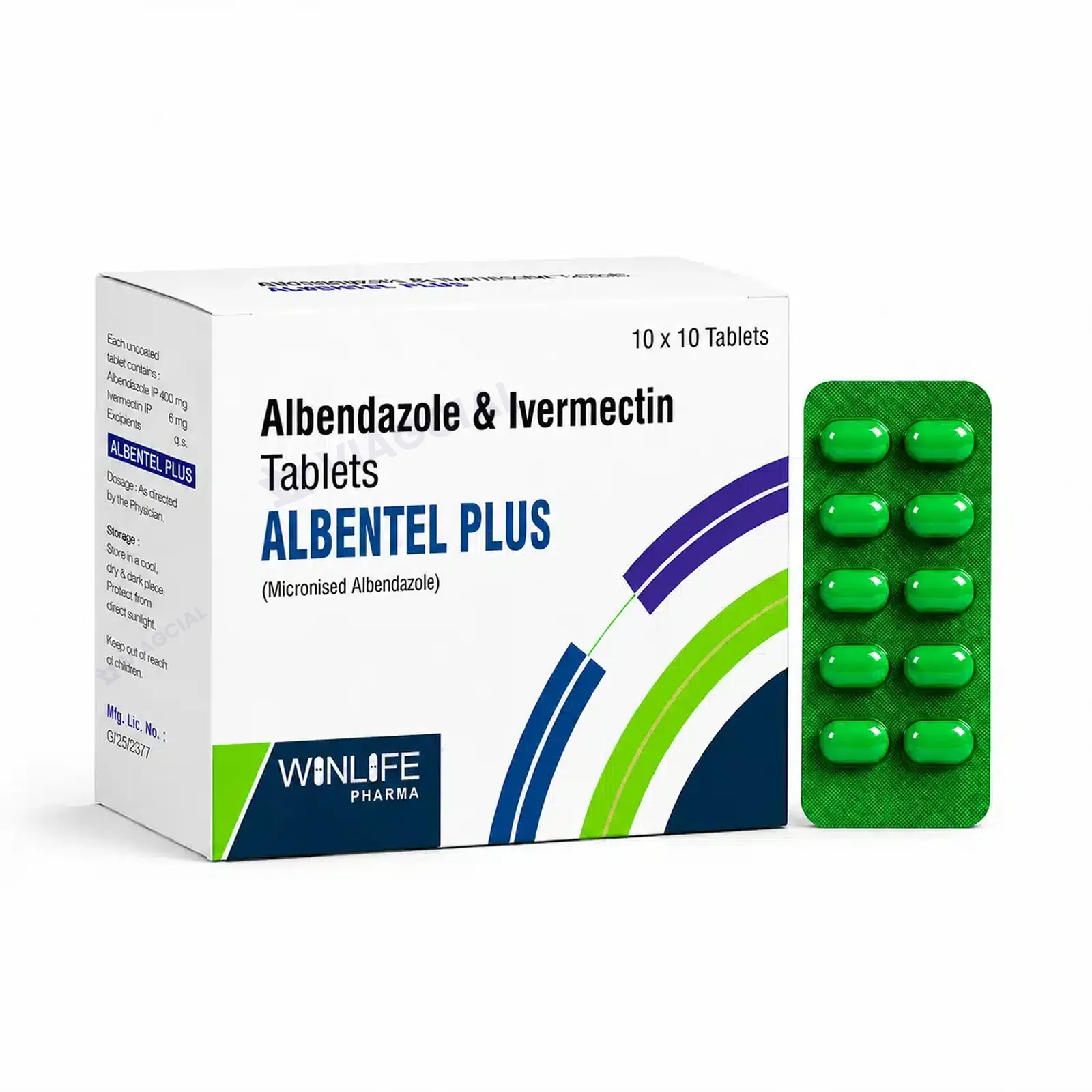 Albendazole & Ivermectin Tablets (Albentel Plus) 1 Albendazole & Ivermectin Tablets (Albentel Plus)